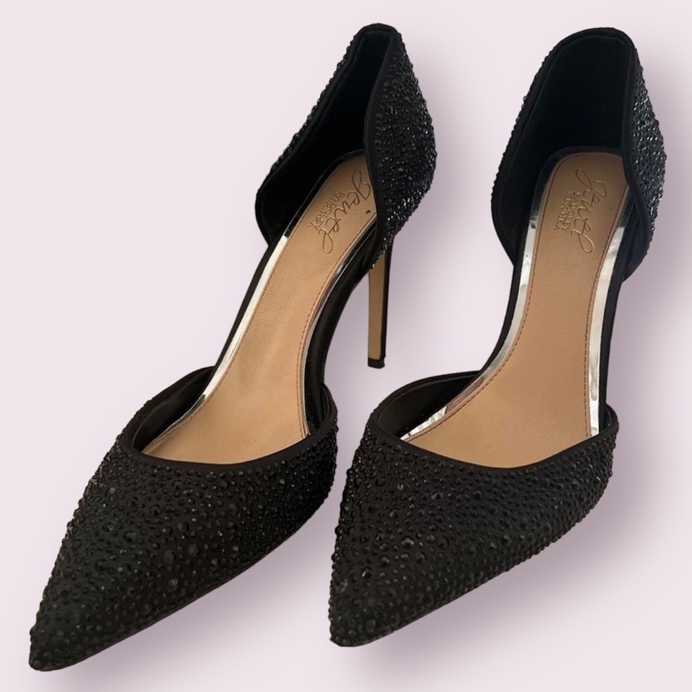Badgley Mischka jewel heels